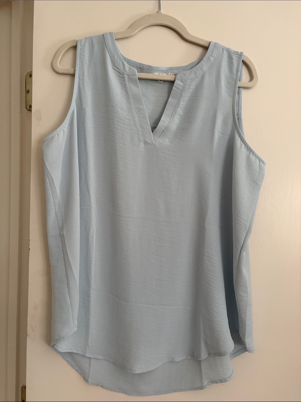 Maurices Soft Light Blue Sleeveless V-Neck Camisole